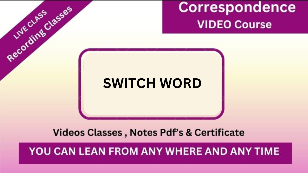 Switch Word